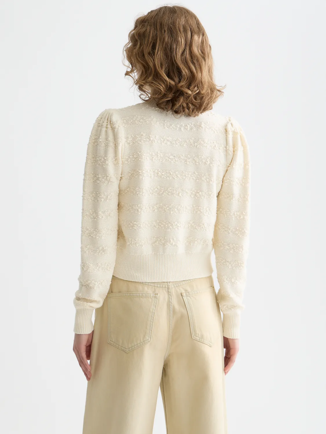 Boucle stripe cardigan sold by Scotch & Soda product image thumbnail 3