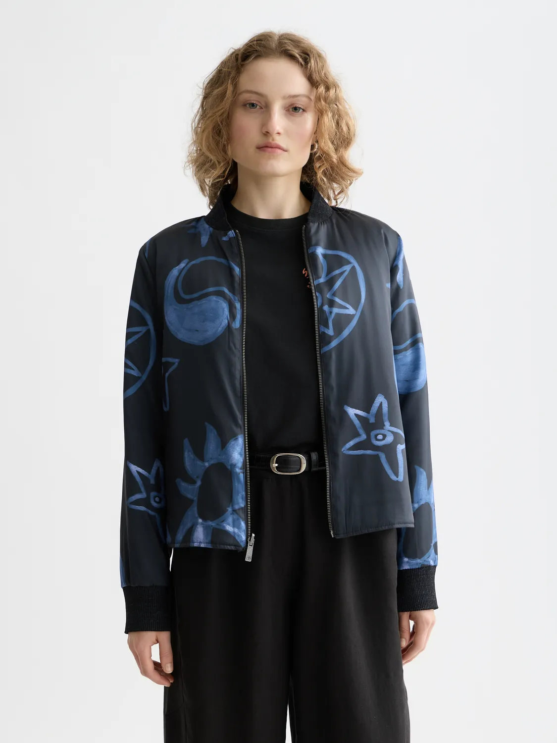 Reversible quilted bomber sold by Scotch & Soda