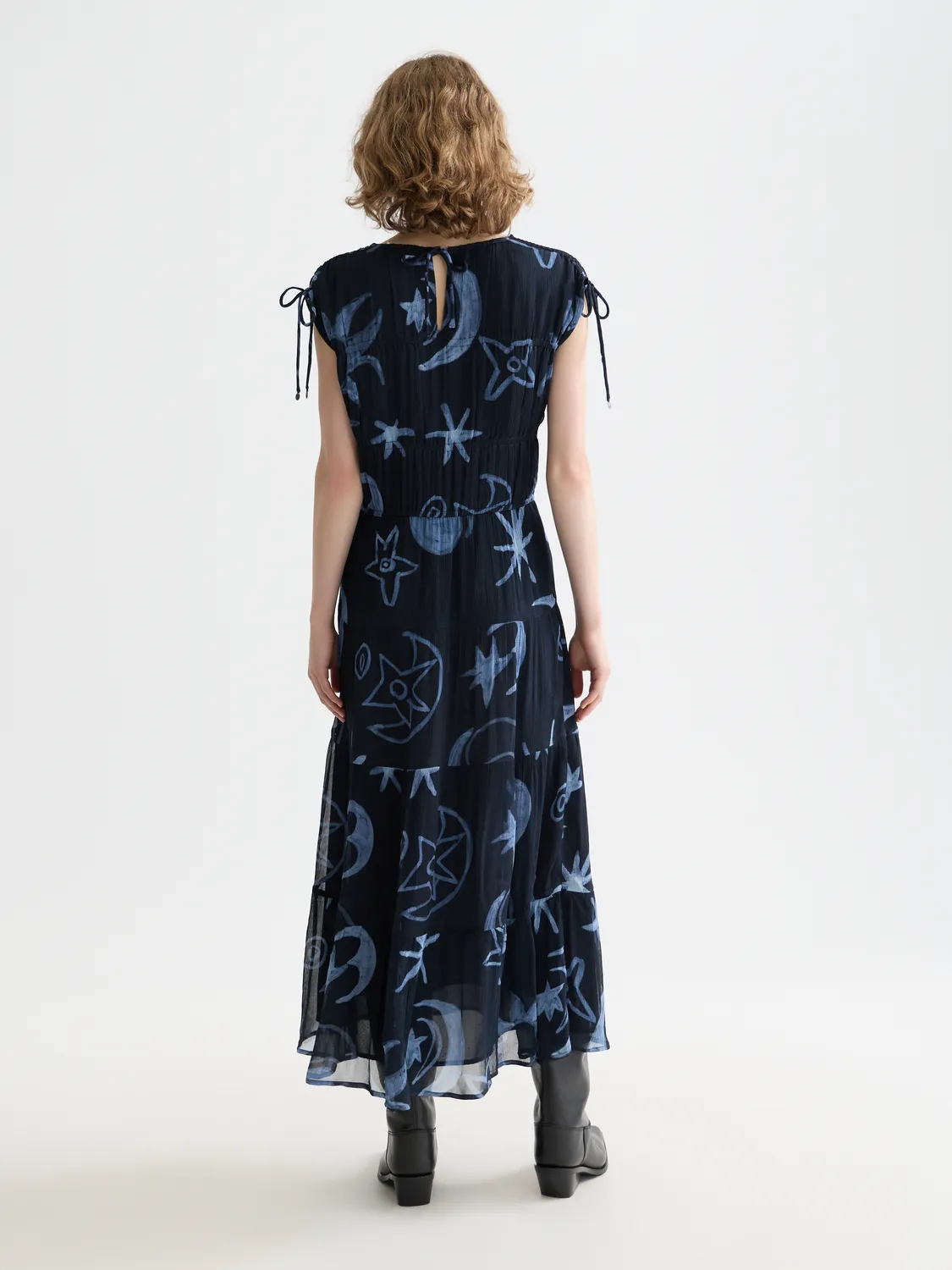 Gathered midi dress sold by Scotch & Soda product image thumbnail 3