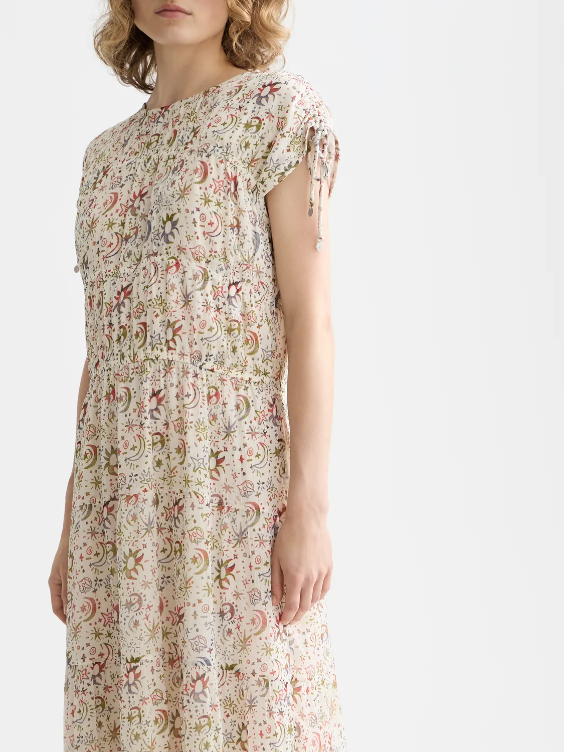 Gathered midi dress sold by Scotch & Soda product image thumbnail 5