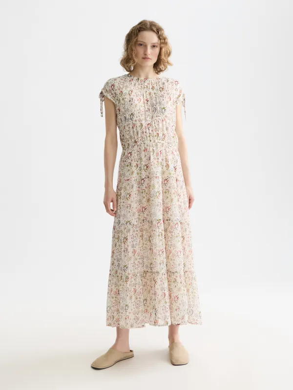 Gathered midi dress made by Scotch & Soda