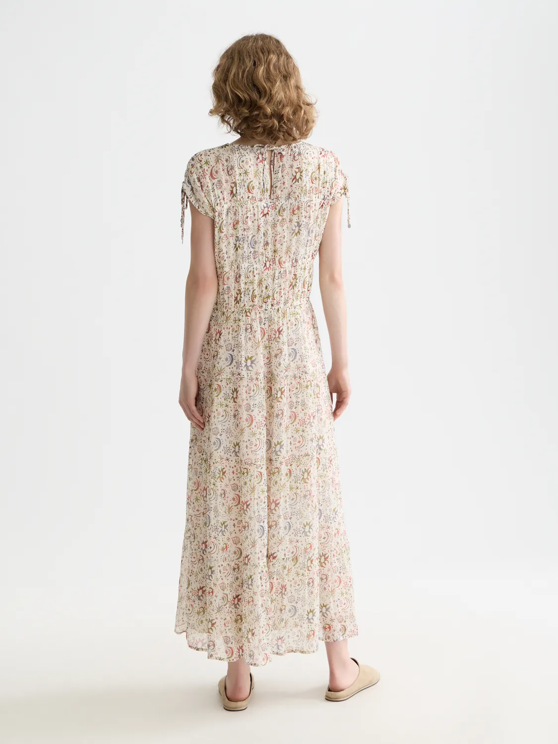 Gathered midi dress sold by Scotch & Soda product image thumbnail 4