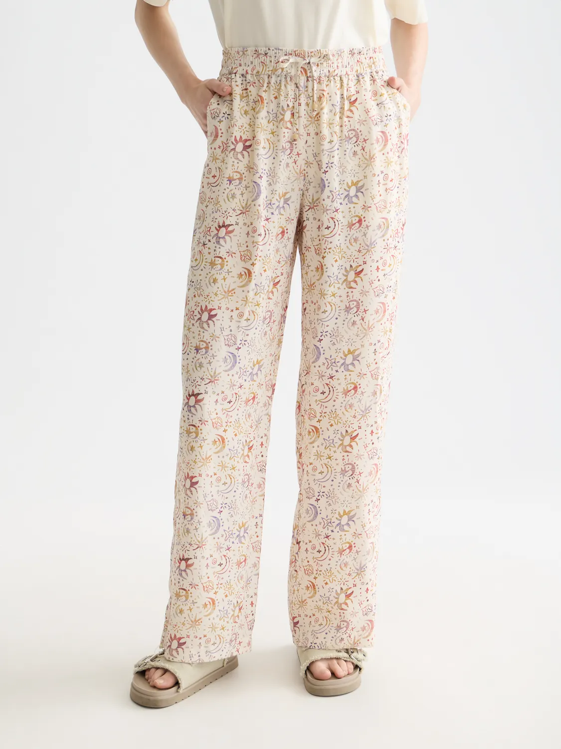 Gia wide-fit pants sold by Scotch & Soda