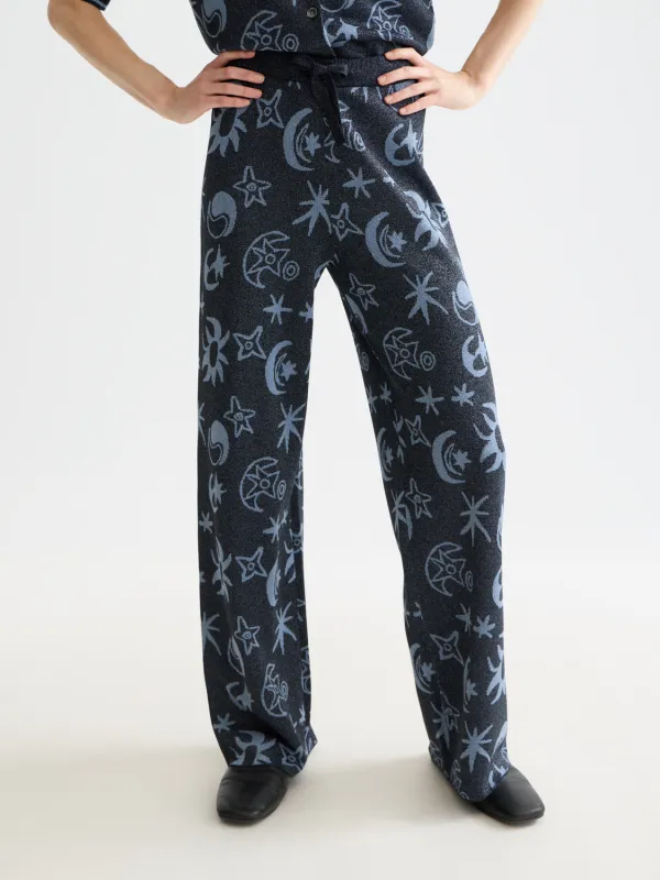 Jacquard knitted trousers made by Scotch & Soda