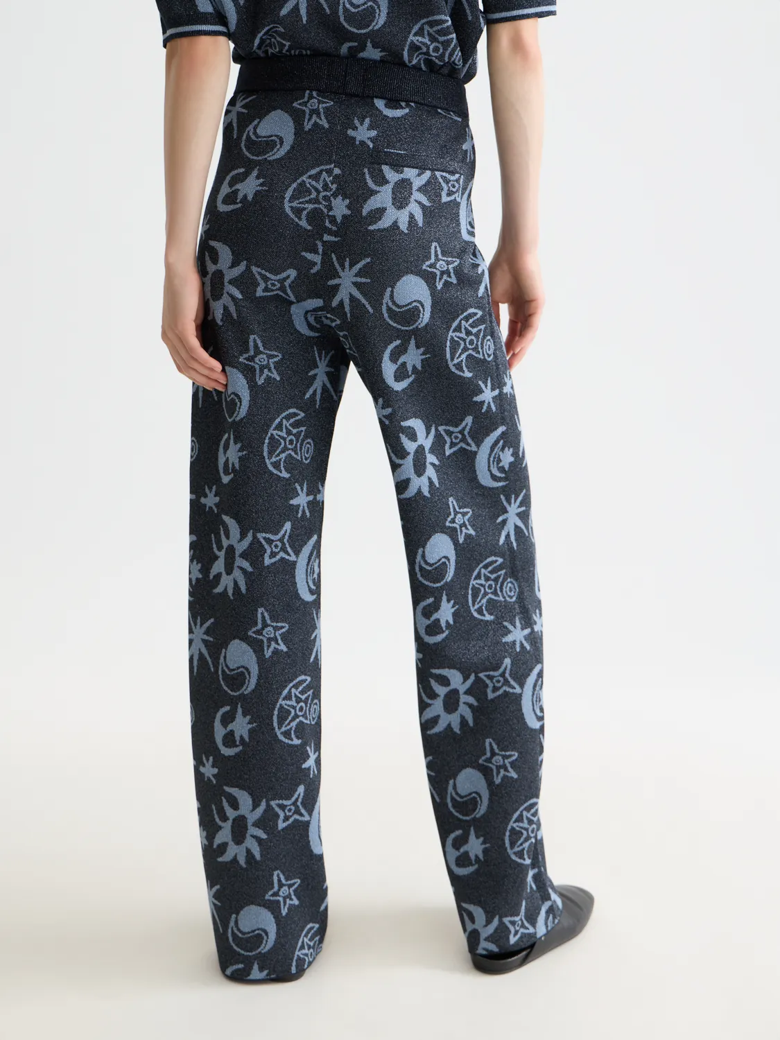 Jacquard knitted trousers sold by Scotch & Soda product image thumbnail 3