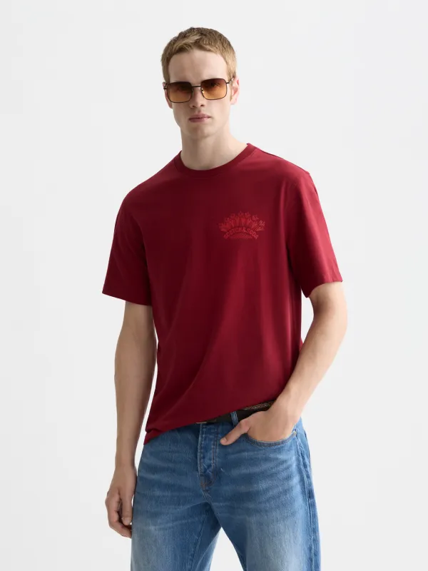 Artwork t-shirt made by Scotch & Soda