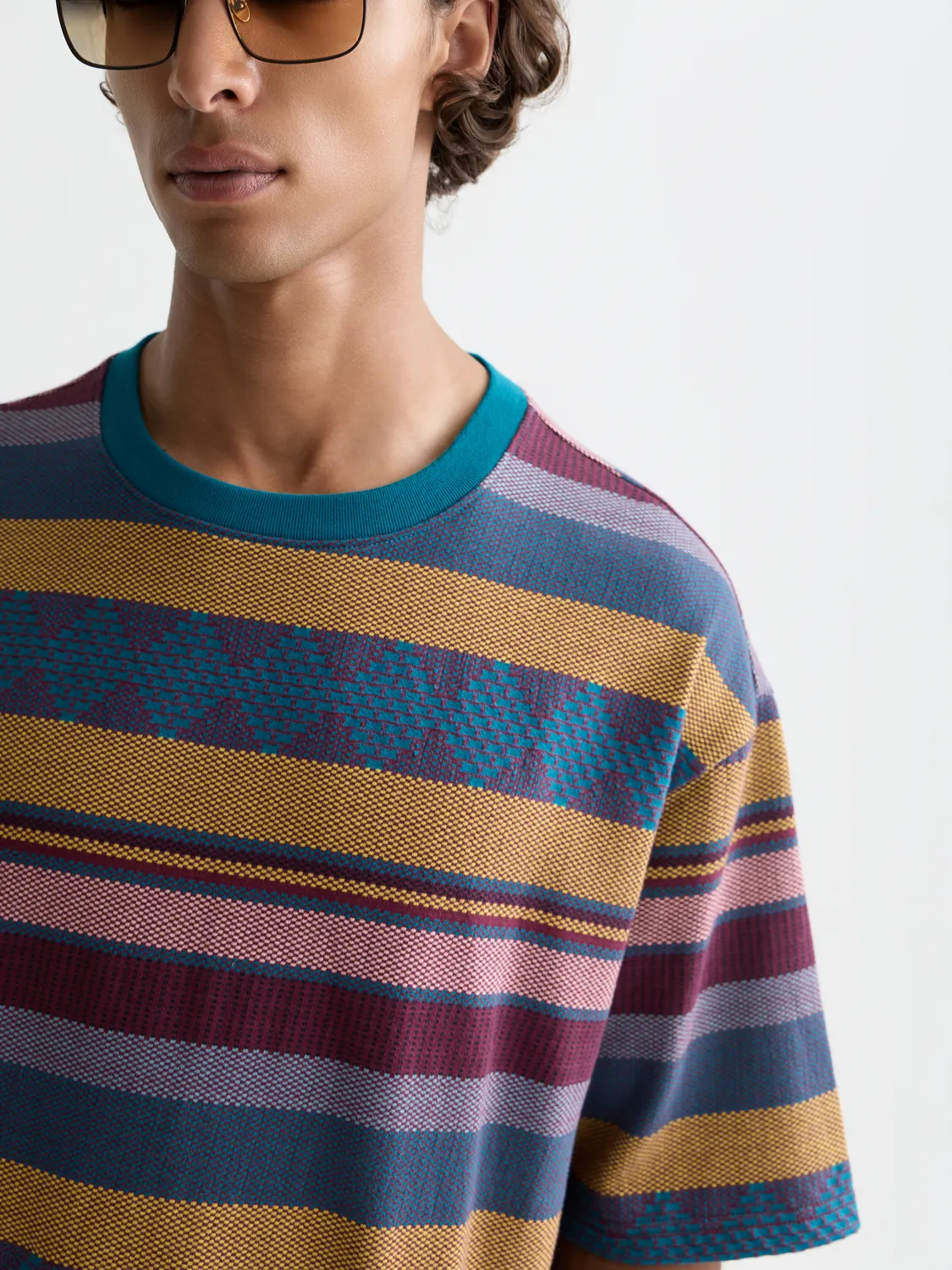 Jacquard knitted t-shirt sold by Scotch & Soda product image thumbnail 5