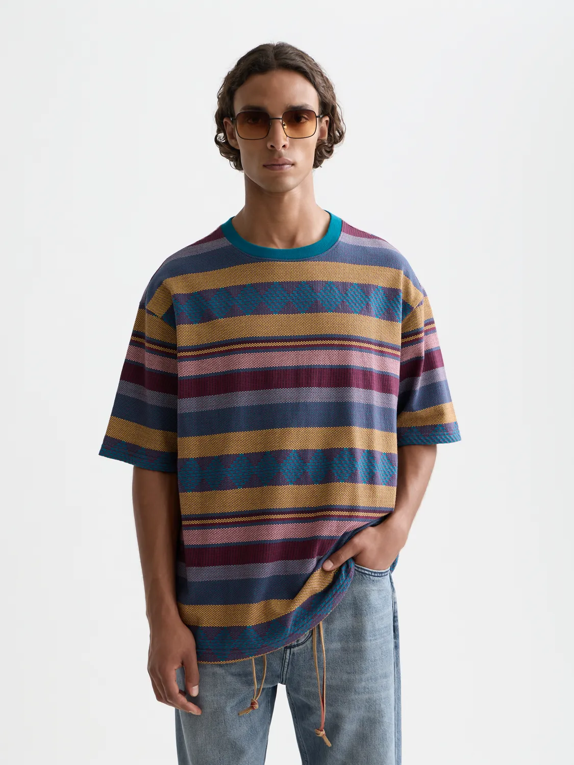 Jacquard knitted t-shirt sold by Scotch & Soda