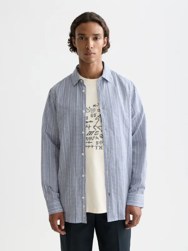 Poplin microcheck shirt made by Scotch & Soda