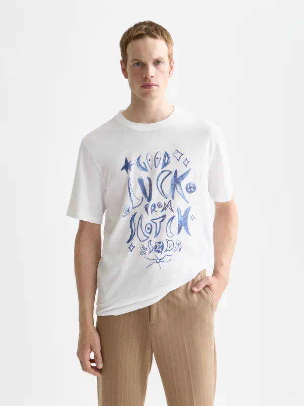 Artwork t-shirt made by Scotch & Soda