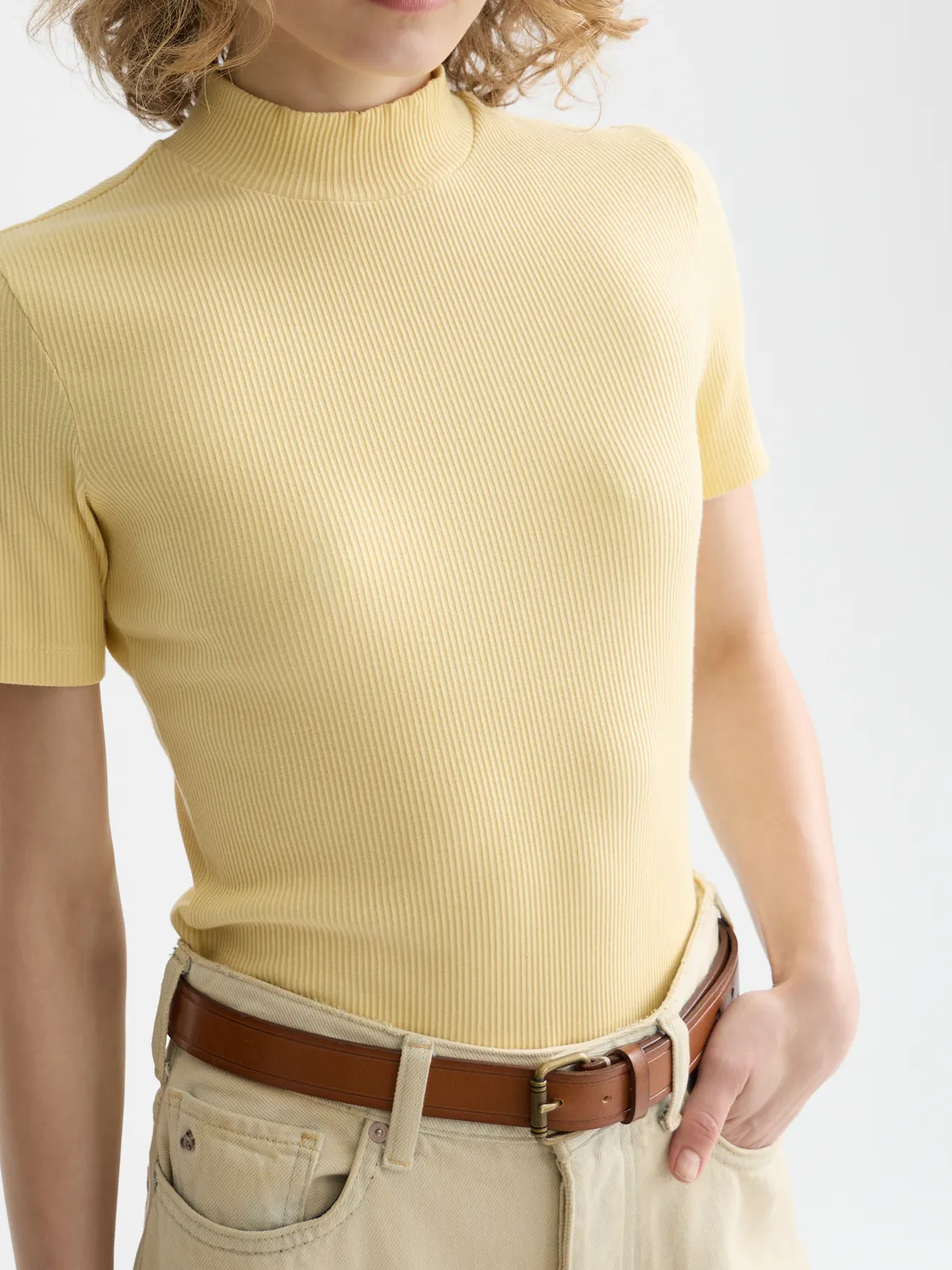 Mock neck rib top sold by Scotch & Soda product image thumbnail 5