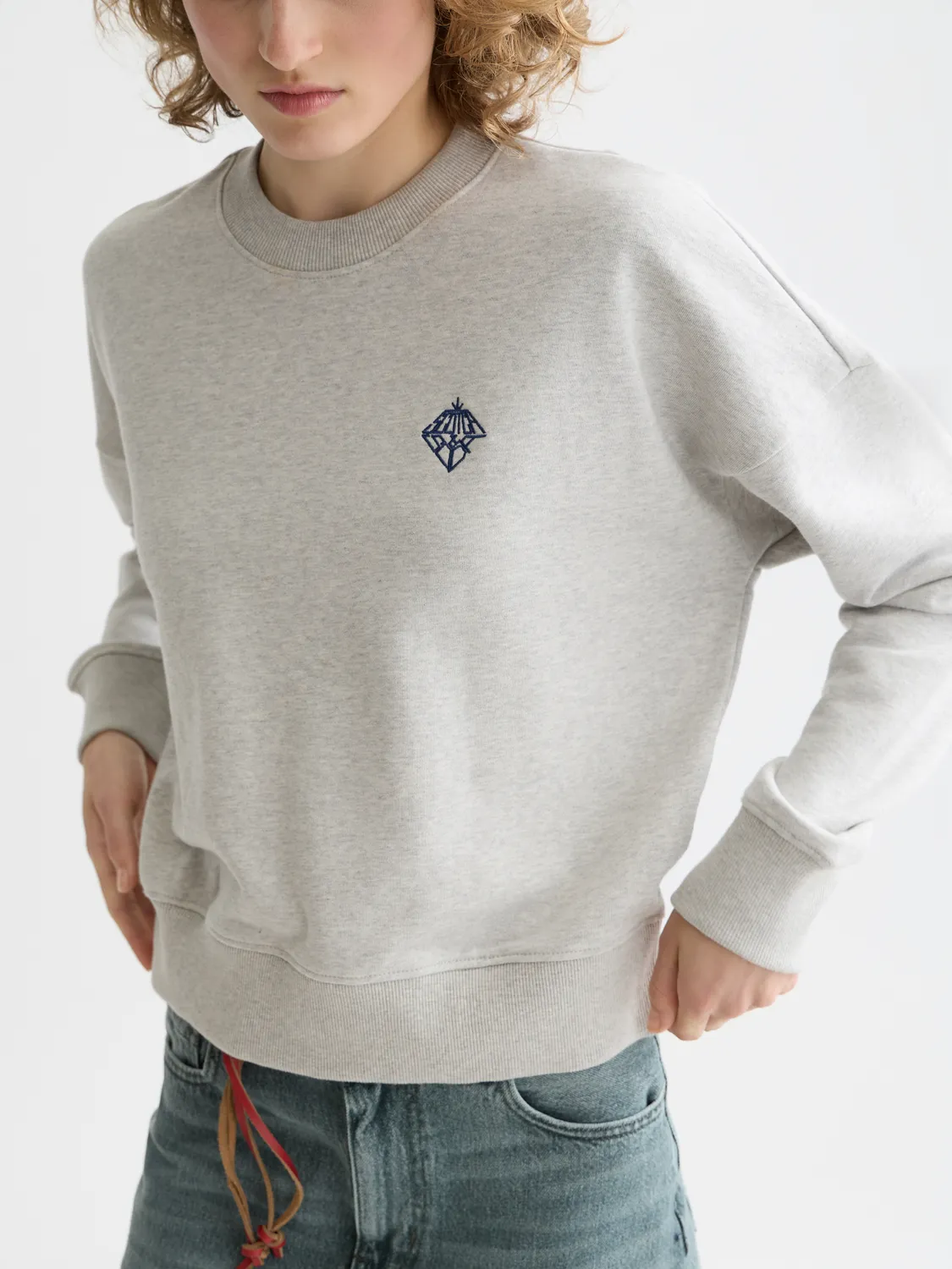 Embroidered logo sweatshirt sold by Scotch & Soda product image thumbnail 5
