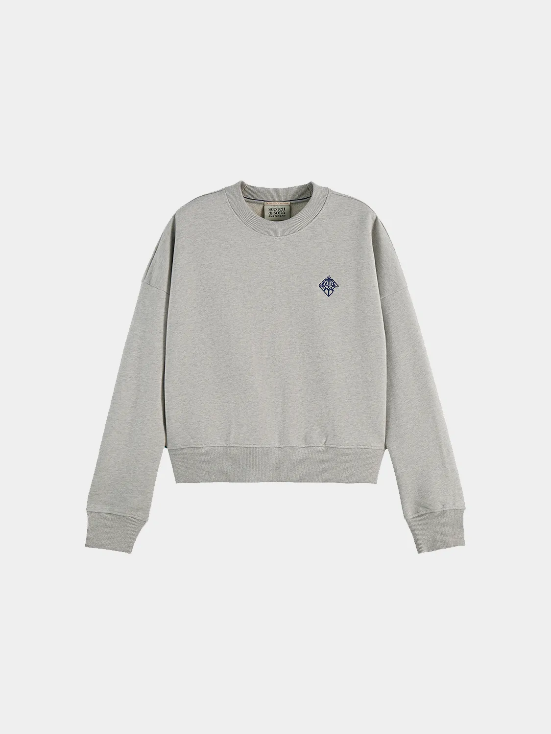 Embroidered logo sweatshirt sold by Scotch & Soda product image thumbnail 2