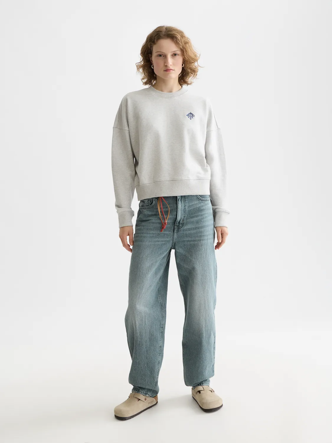Embroidered logo sweatshirt sold by Scotch & Soda product image thumbnail 4