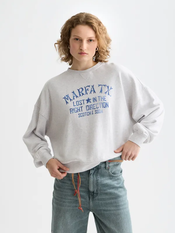 Artwork sweatshirt made by Scotch & Soda