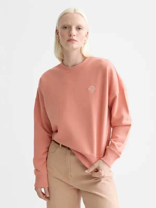 Embroidered logo sweatshirt made by Scotch & Soda