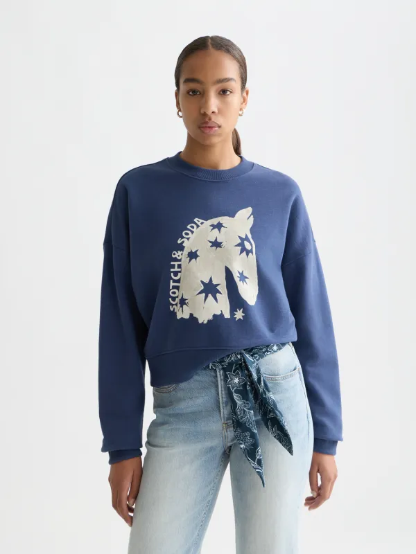 Artwork sweatshirt made by Scotch & Soda