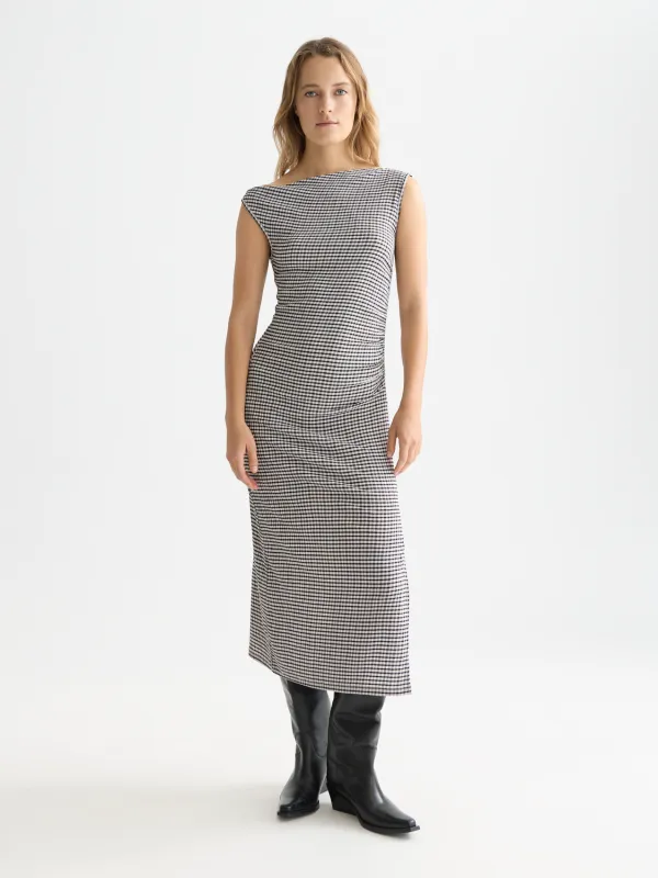 Gingham midi dress made by Scotch & Soda