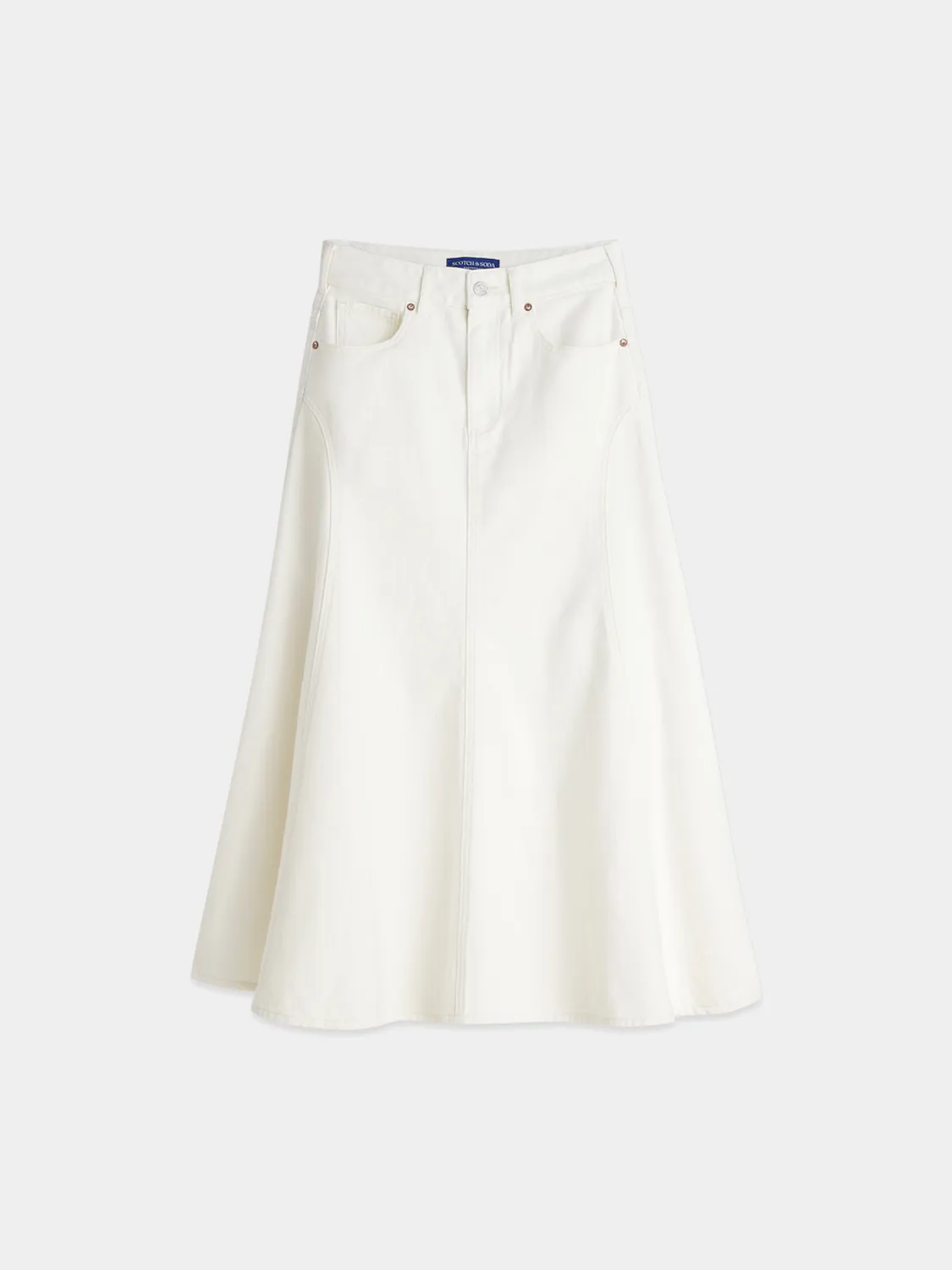Denim maxi skirt sold by Scotch & Soda product image thumbnail 2