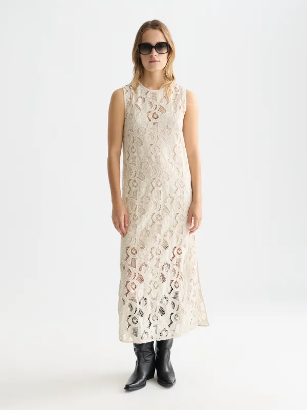 Embroidered midi dress made by Scotch & Soda