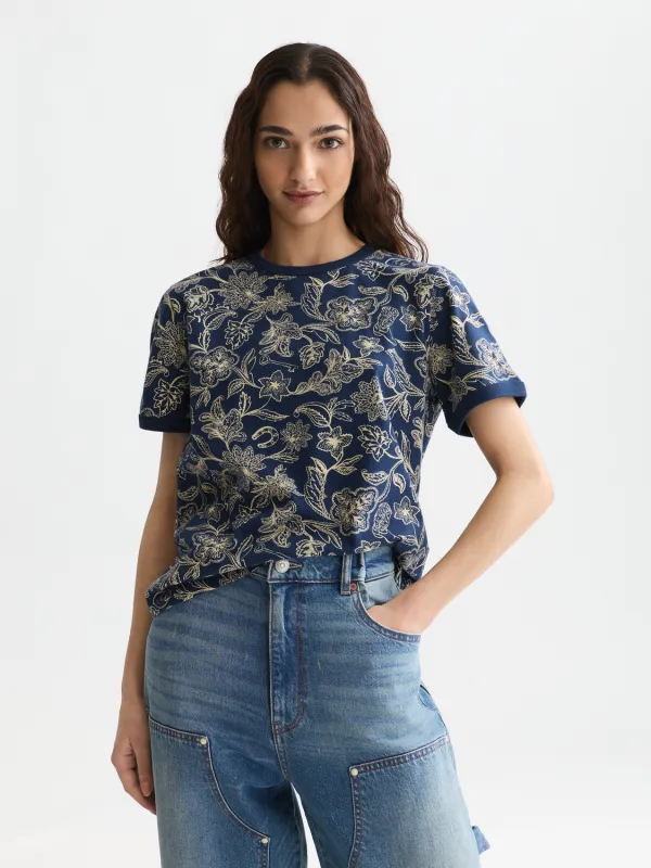 Printed t-shirt made by Scotch & Soda