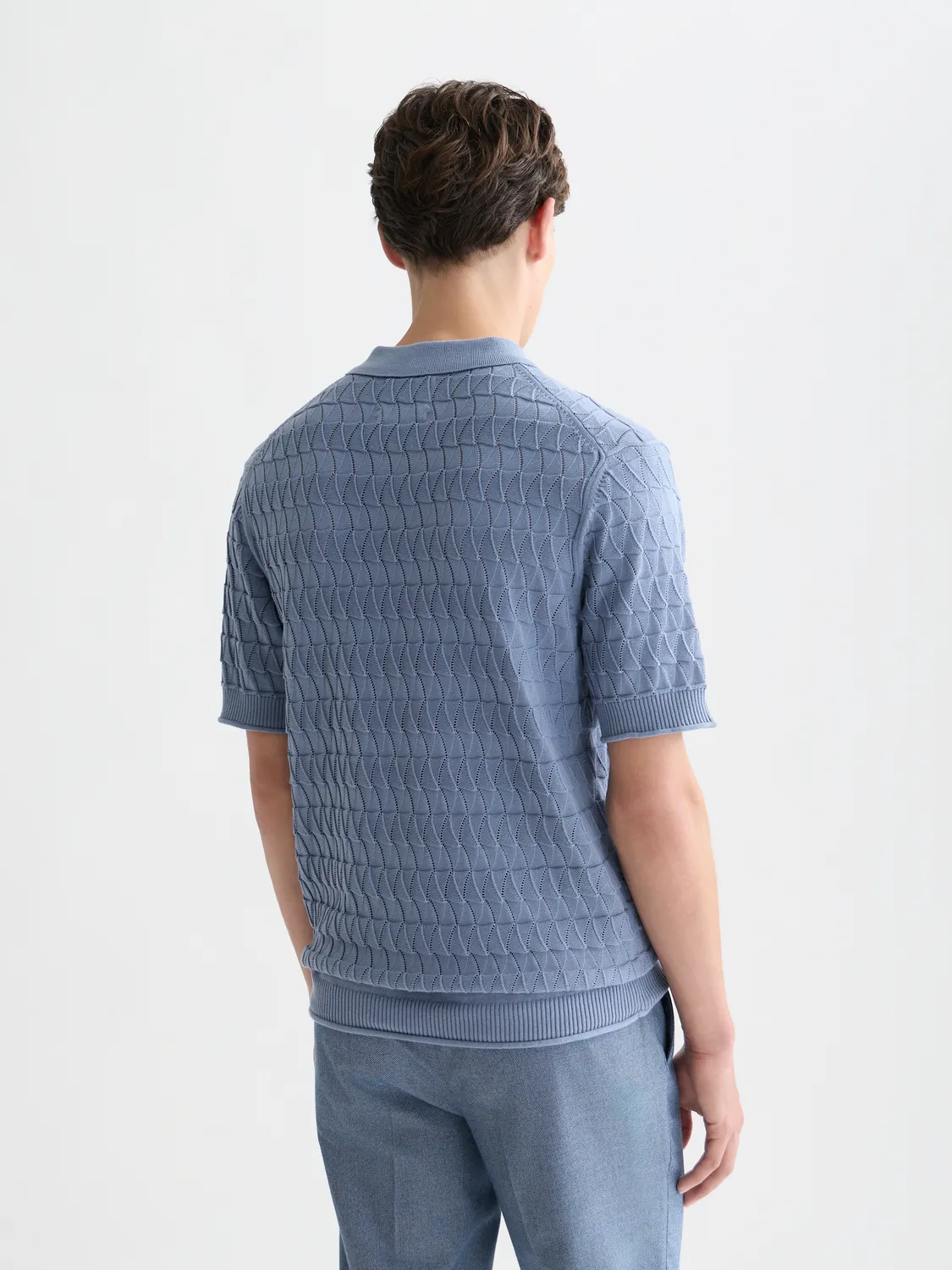 Knitted polo sold by Scotch & Soda product image thumbnail 3