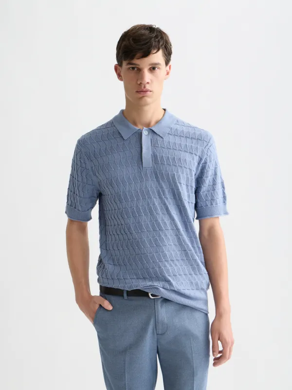 Knitted polo made by Scotch & Soda