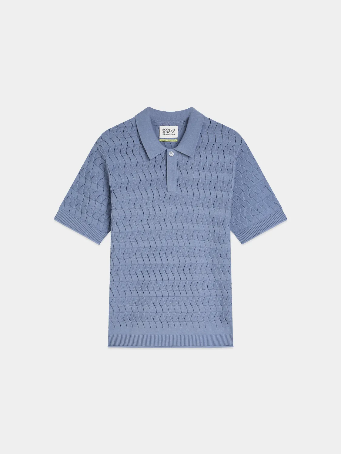 Knitted polo sold by Scotch & Soda product image thumbnail 2