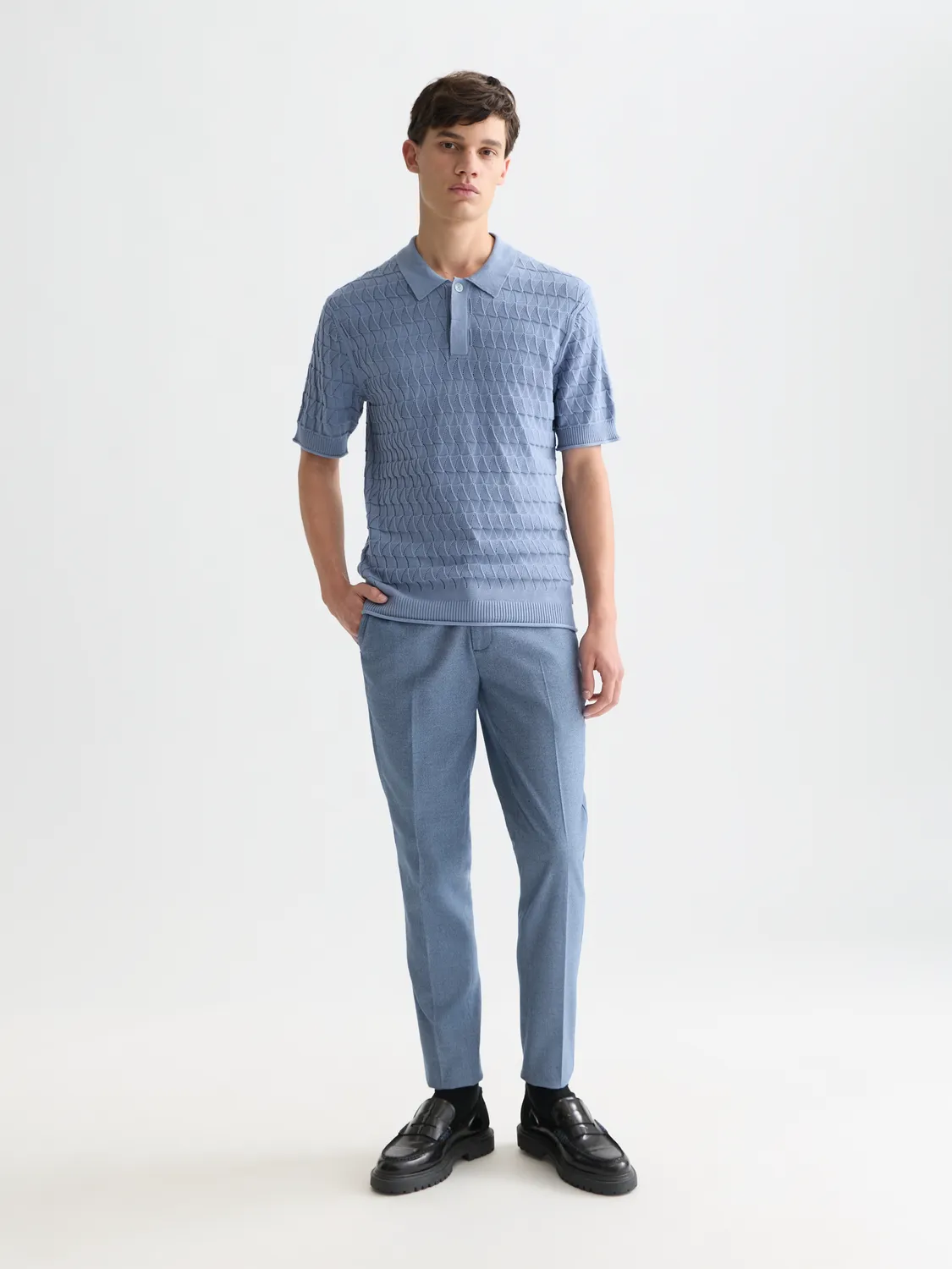 Knitted polo sold by Scotch & Soda product image thumbnail 4