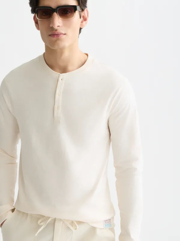 Slub Henley t-shirt made by Scotch & Soda
