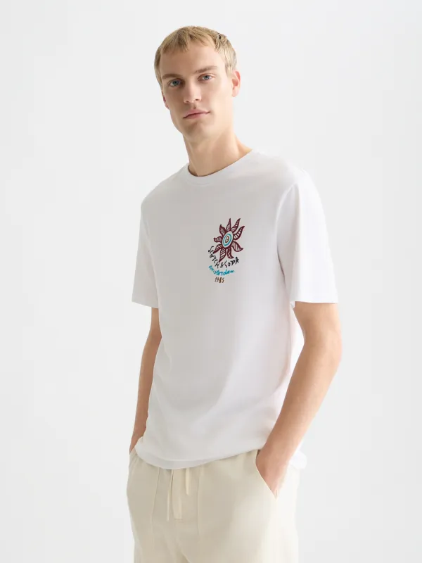 Artwork t-shirt made by Scotch & Soda