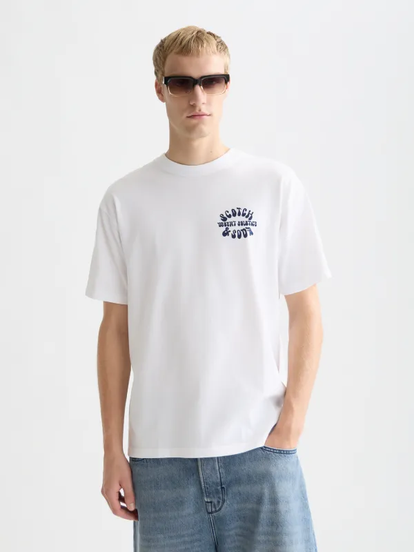 Artwork t-shirt made by Scotch & Soda