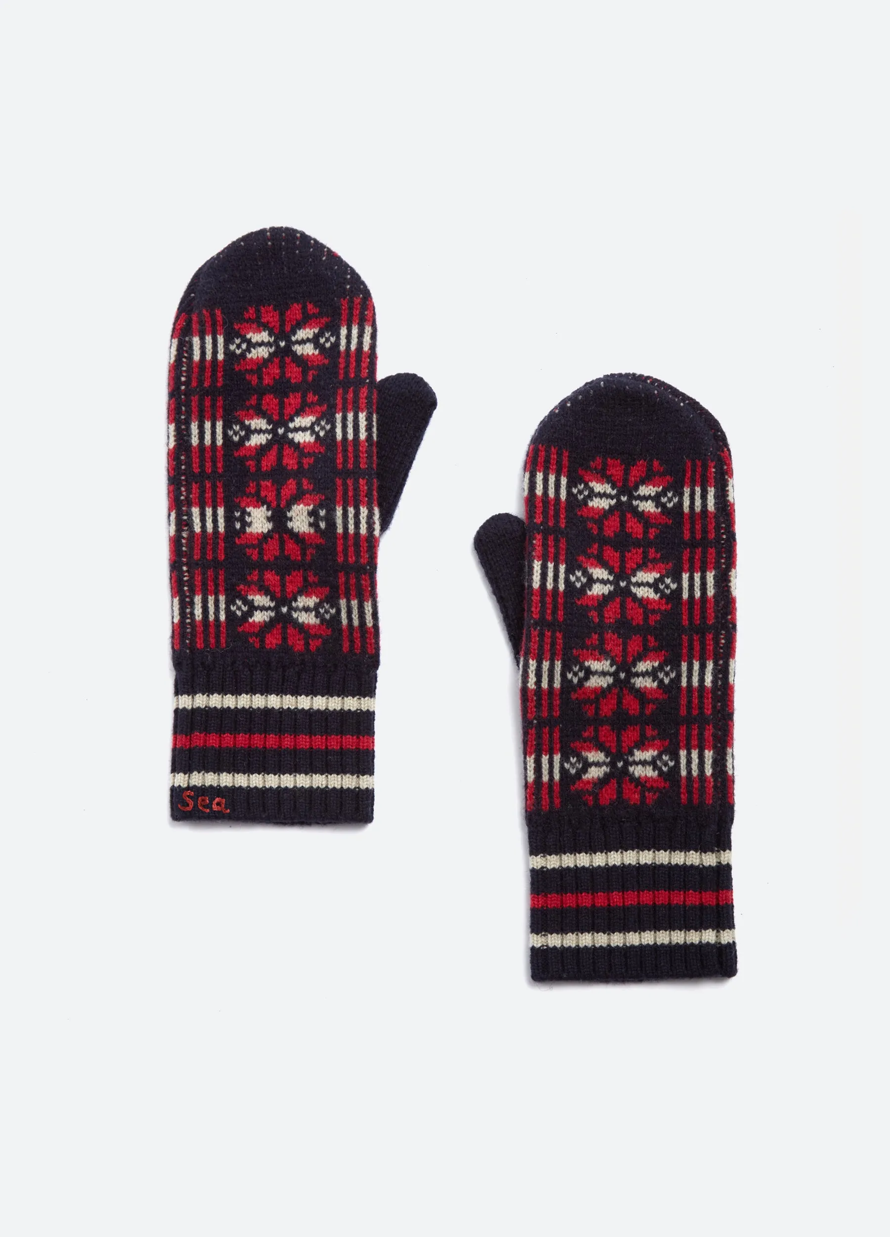 Ayla Fair Isle Mittens sold by Sea New York product image thumbnail 2