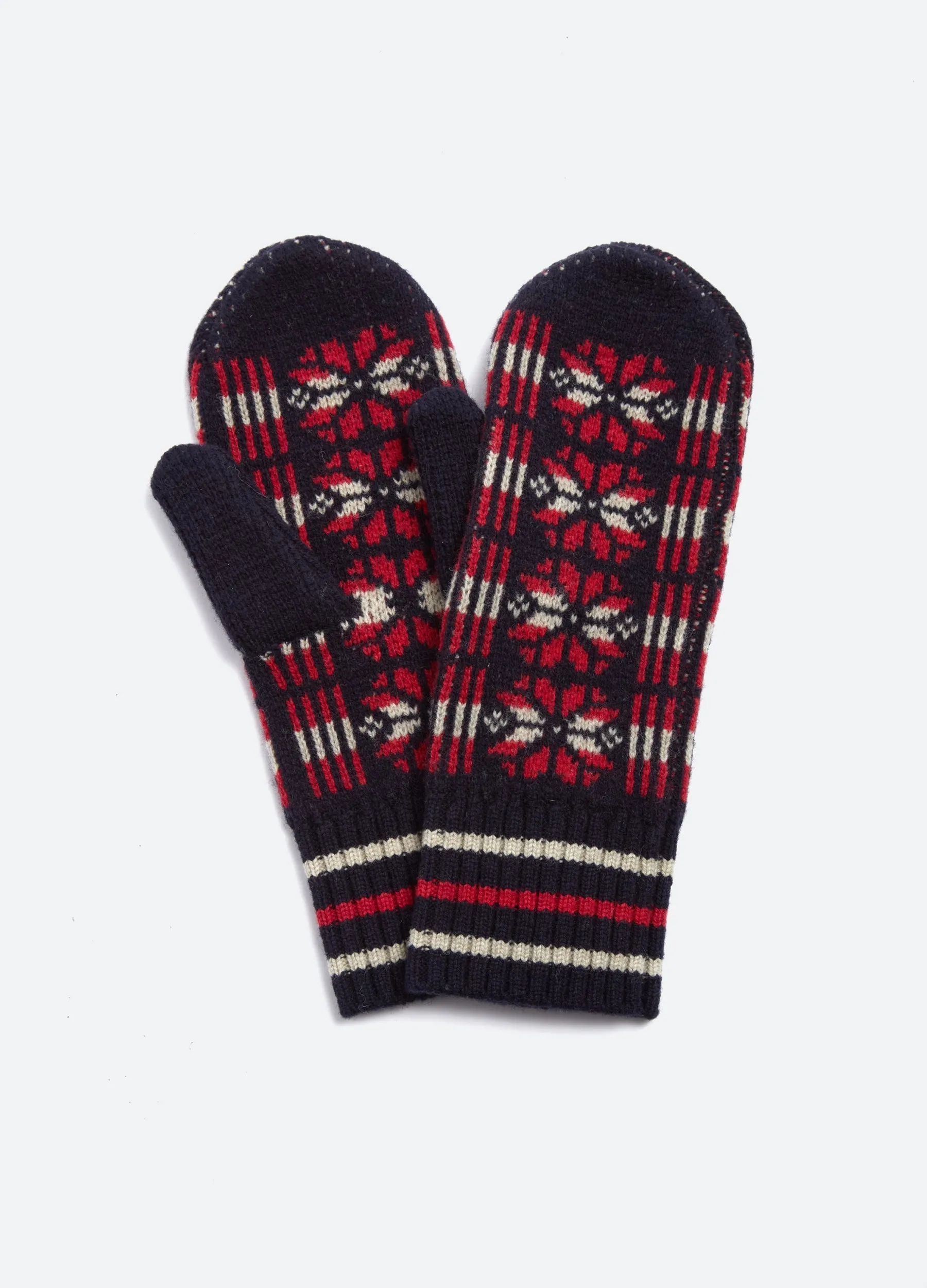 Ayla Fair Isle Mittens sold by Sea New York