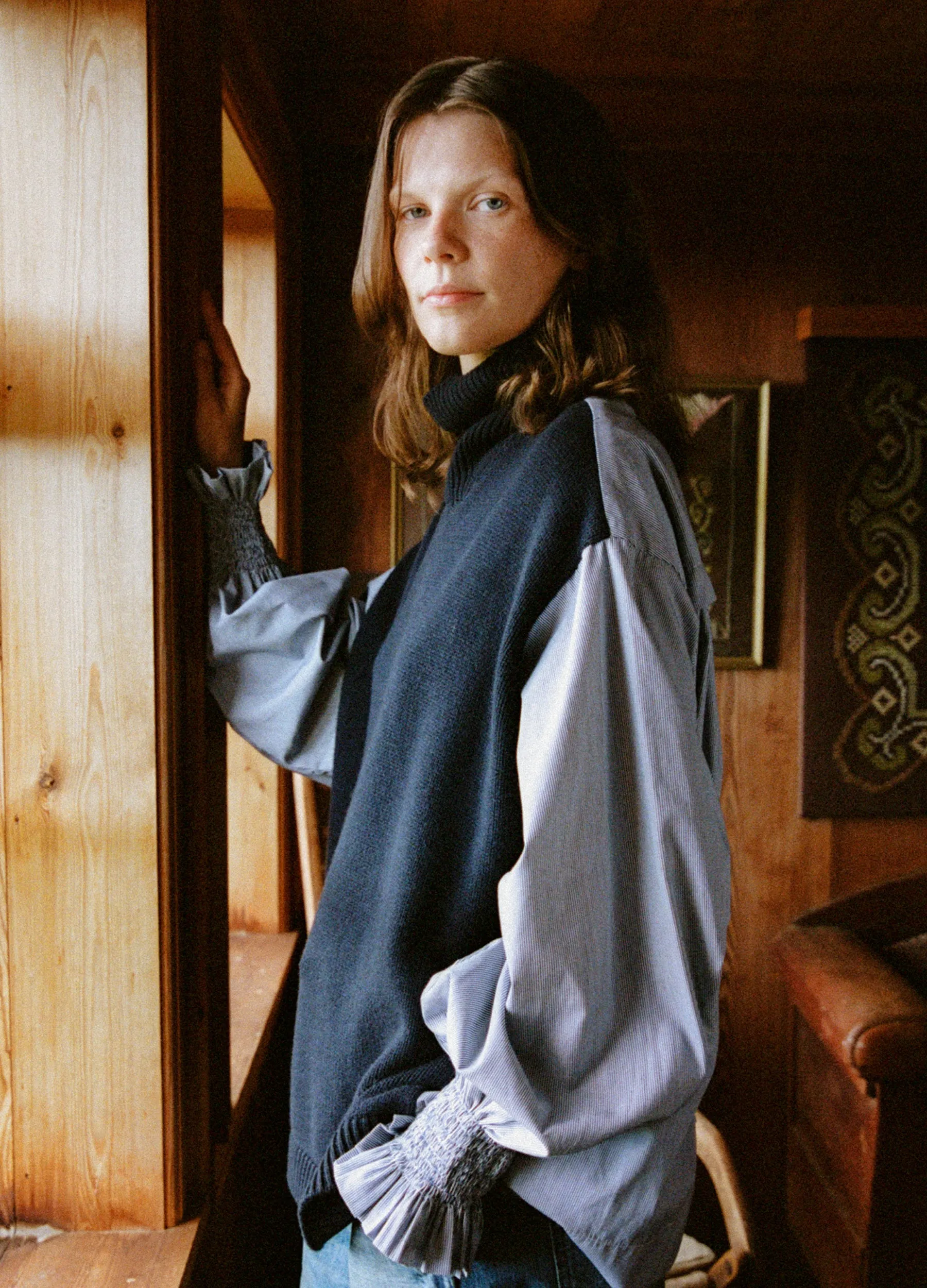 Devana Combo Sweater sold by Sea New York