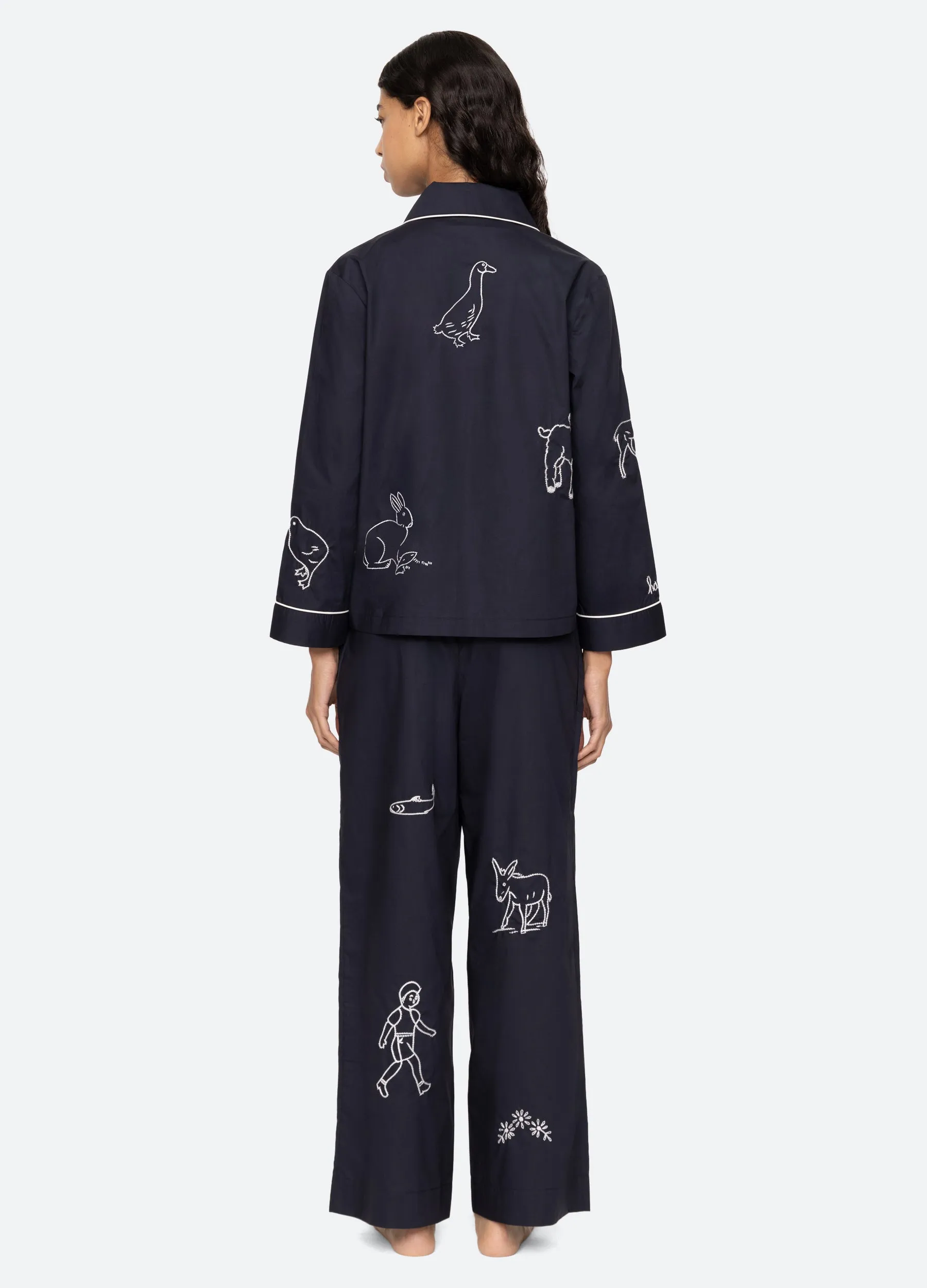 Demi PJ Set sold by Sea New York product image thumbnail 3