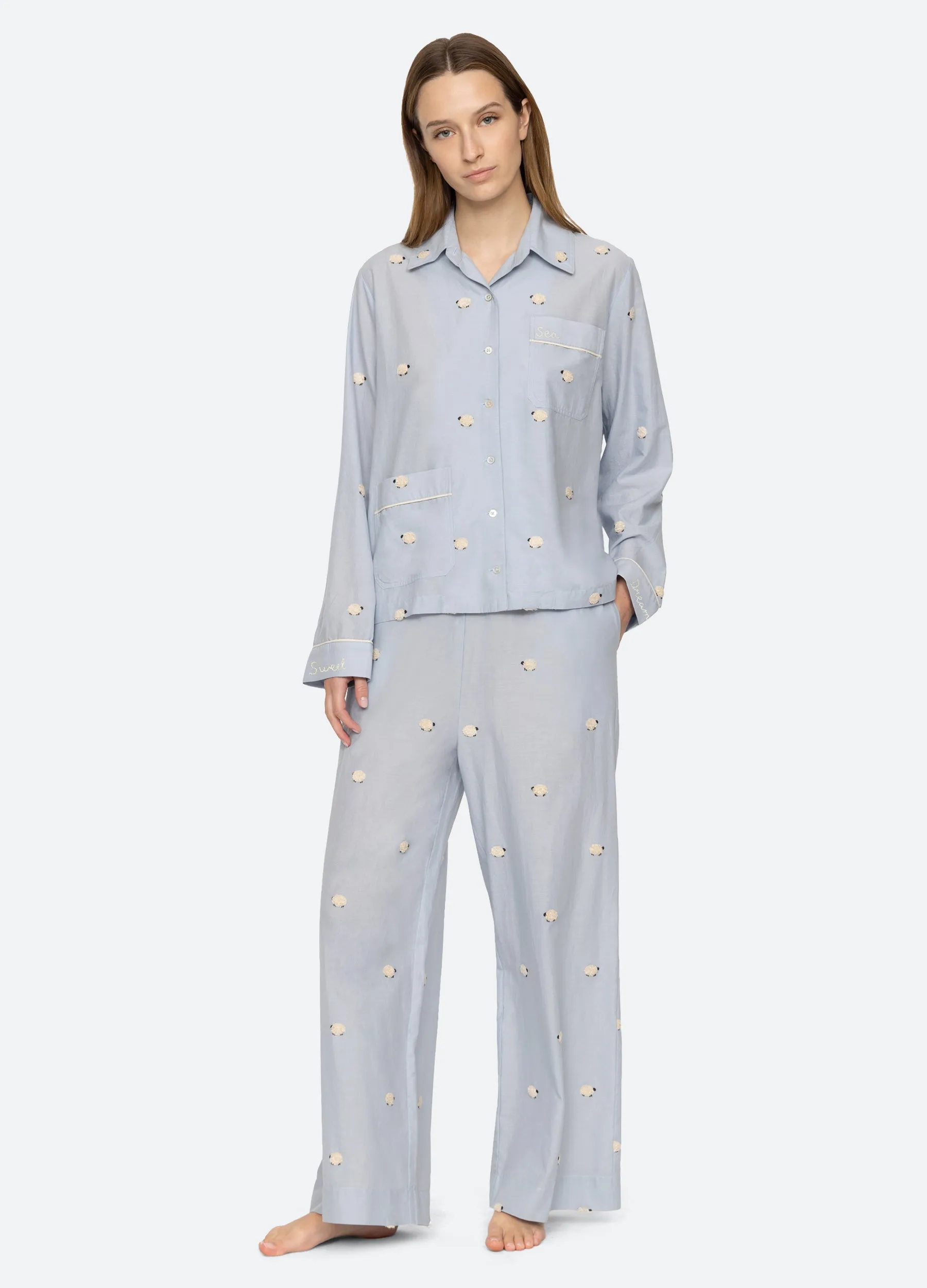 Sheep PJ Set sold by Sea New York product image thumbnail 2
