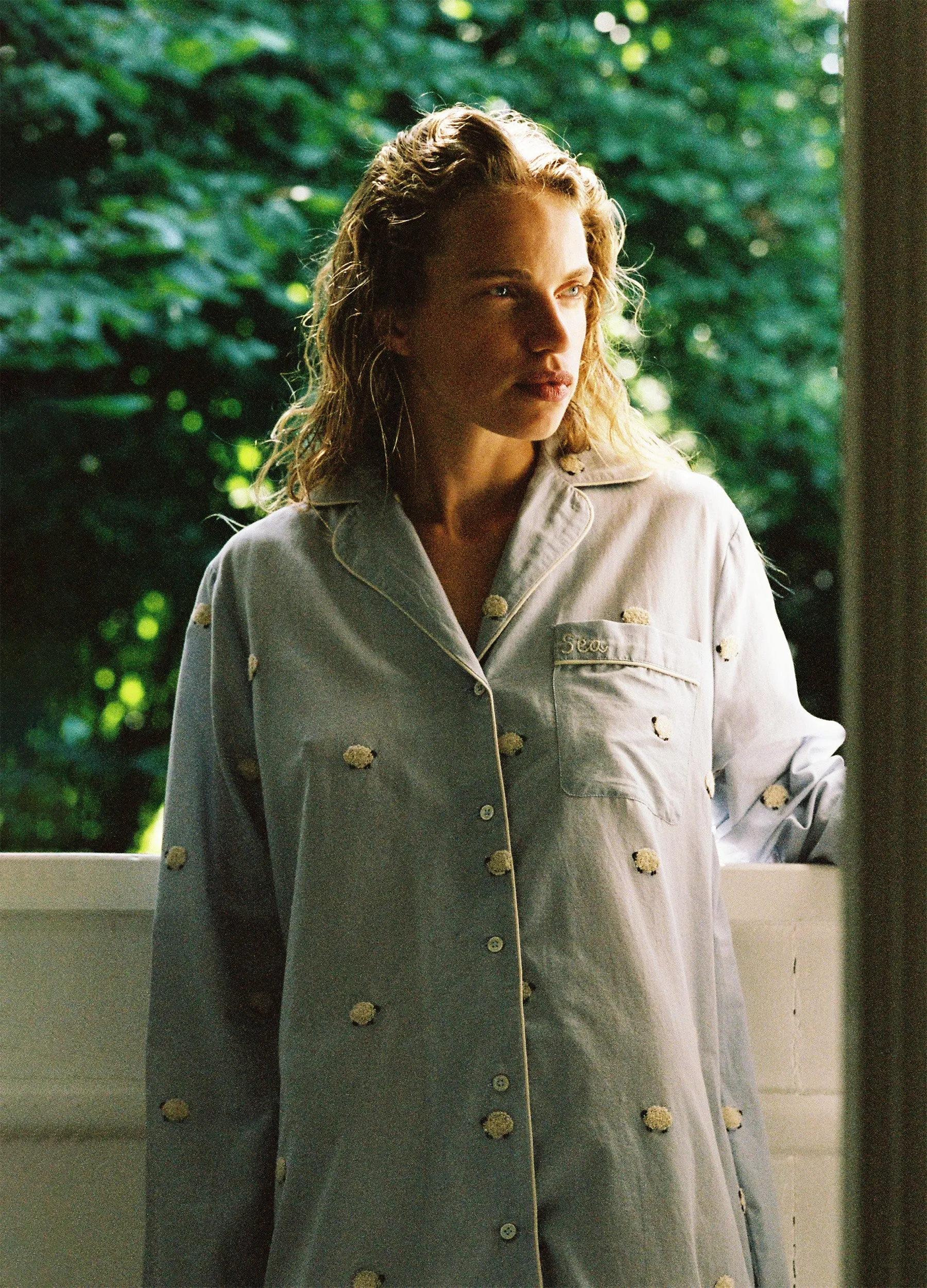 Sheep Night Shirt sold by Sea New York product image thumbnail 2