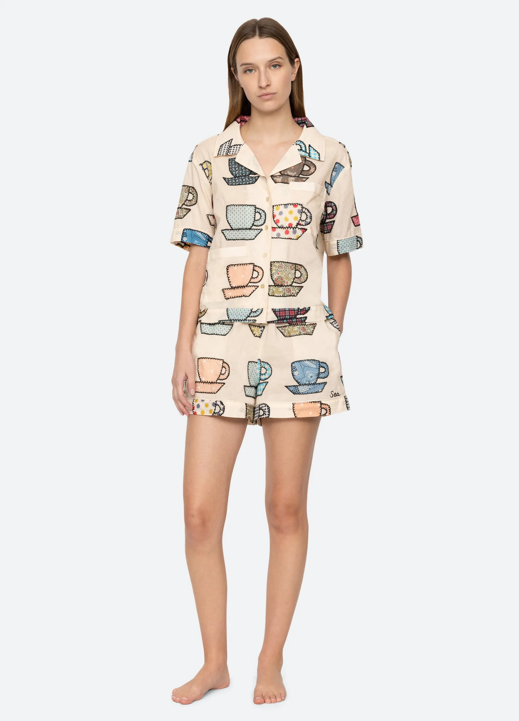 Karmen PJ Short Set sold by Sea New York