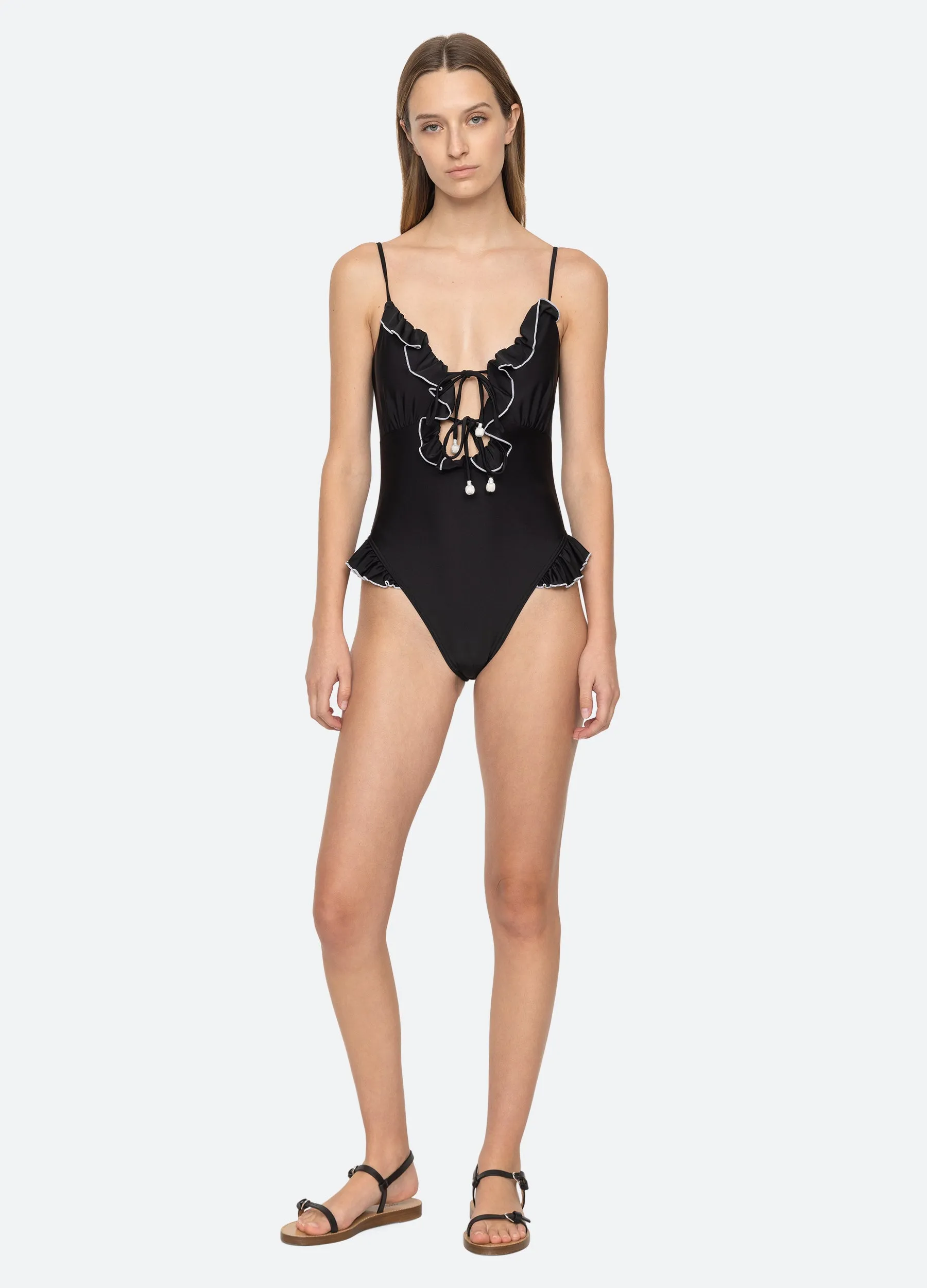 Camille Ruffle One Piece sold by Sea New York