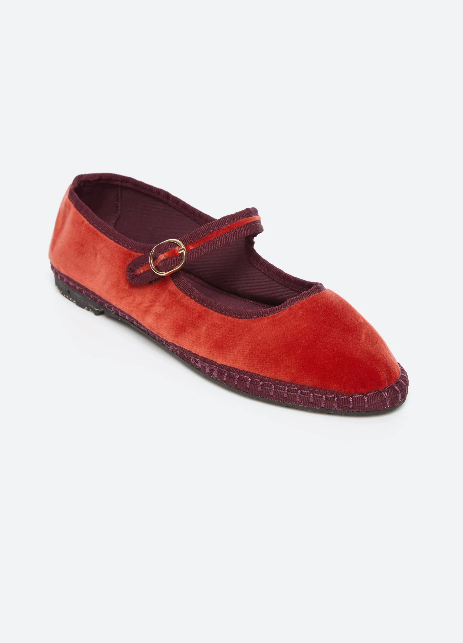 Velvet Mary Jane Flats sold by Sea New York product image thumbnail 3