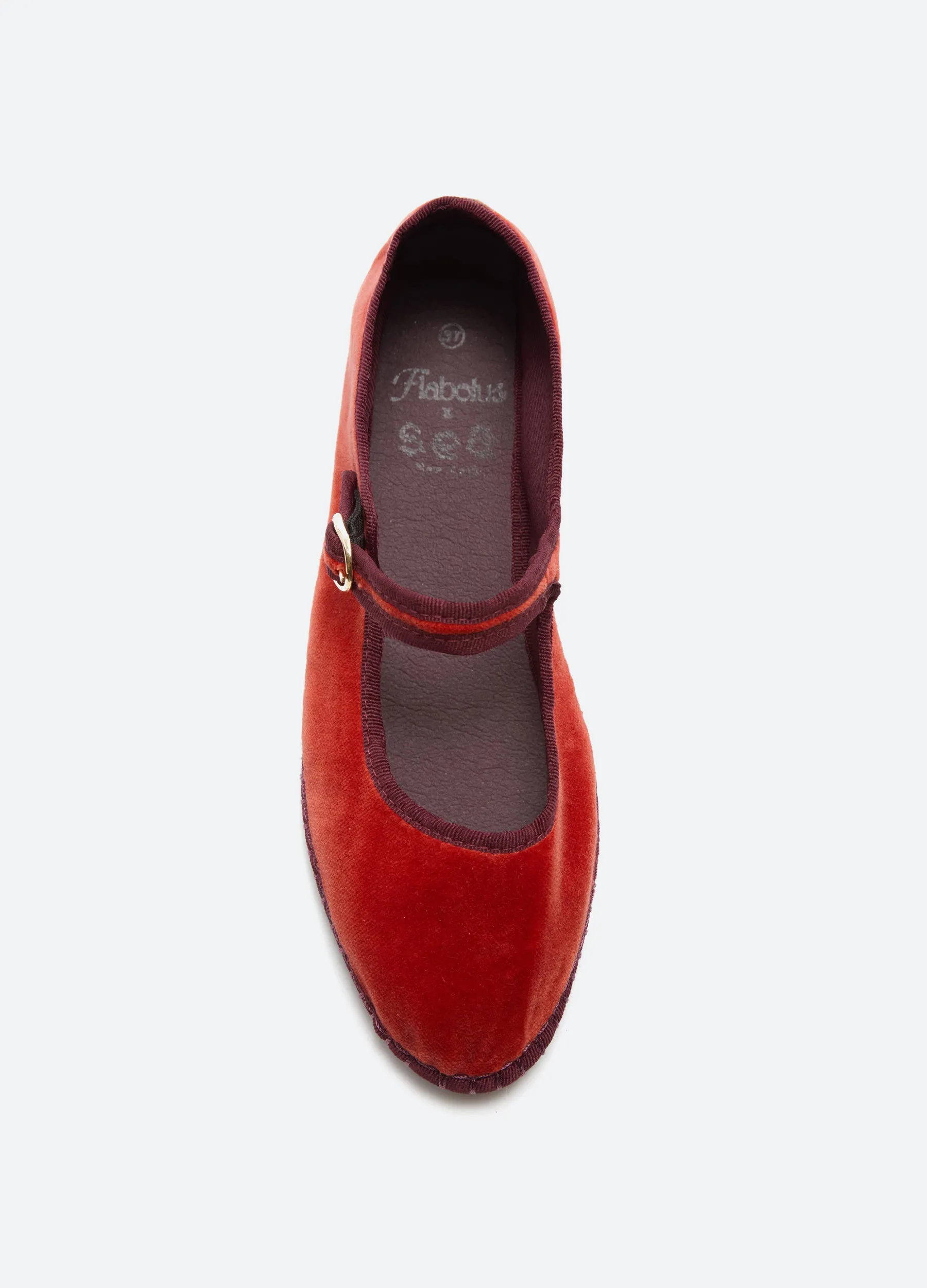 Velvet Mary Jane Flats sold by Sea New York product image thumbnail 5
