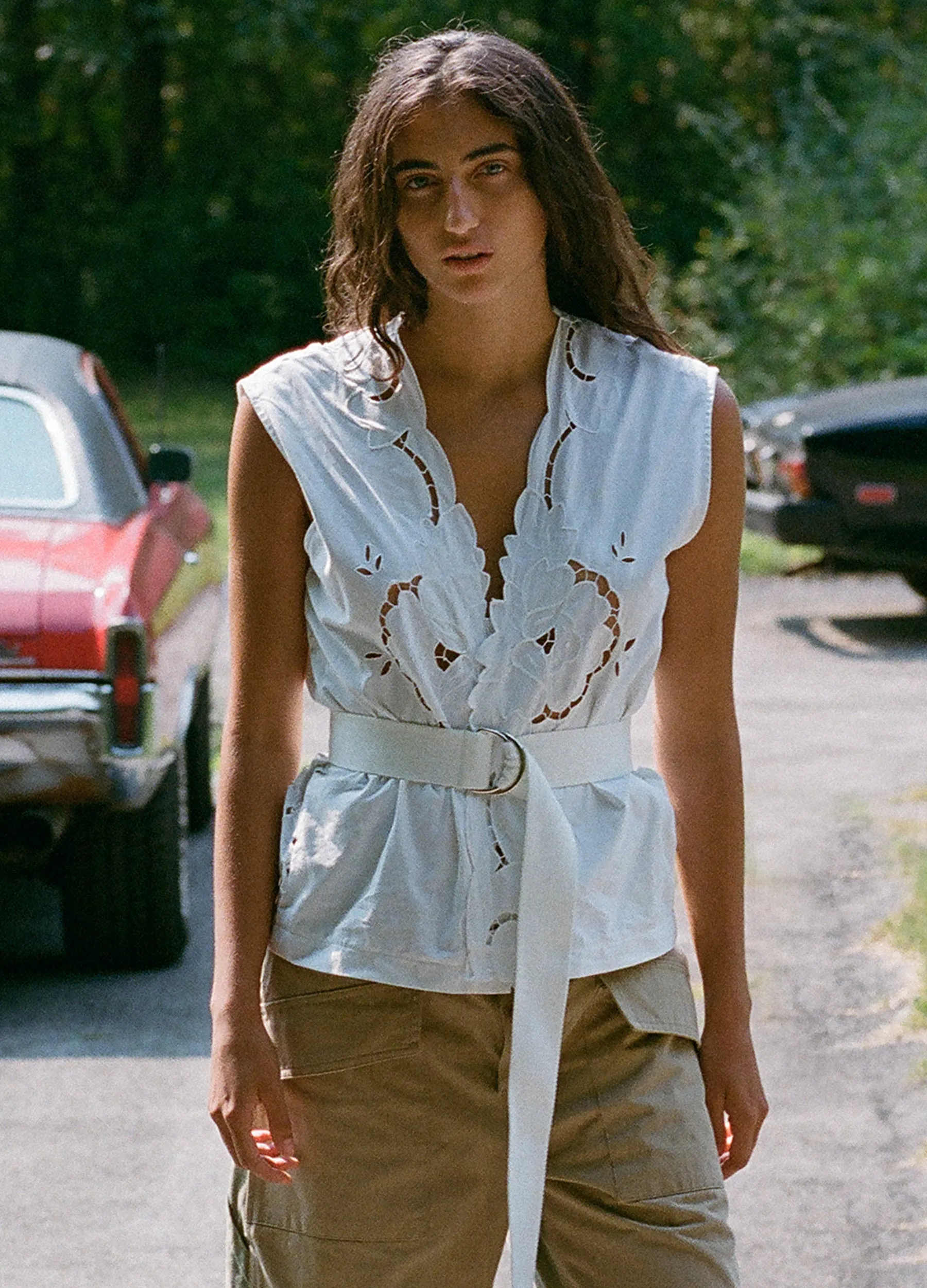 Dahlia Vest sold by Sea New York