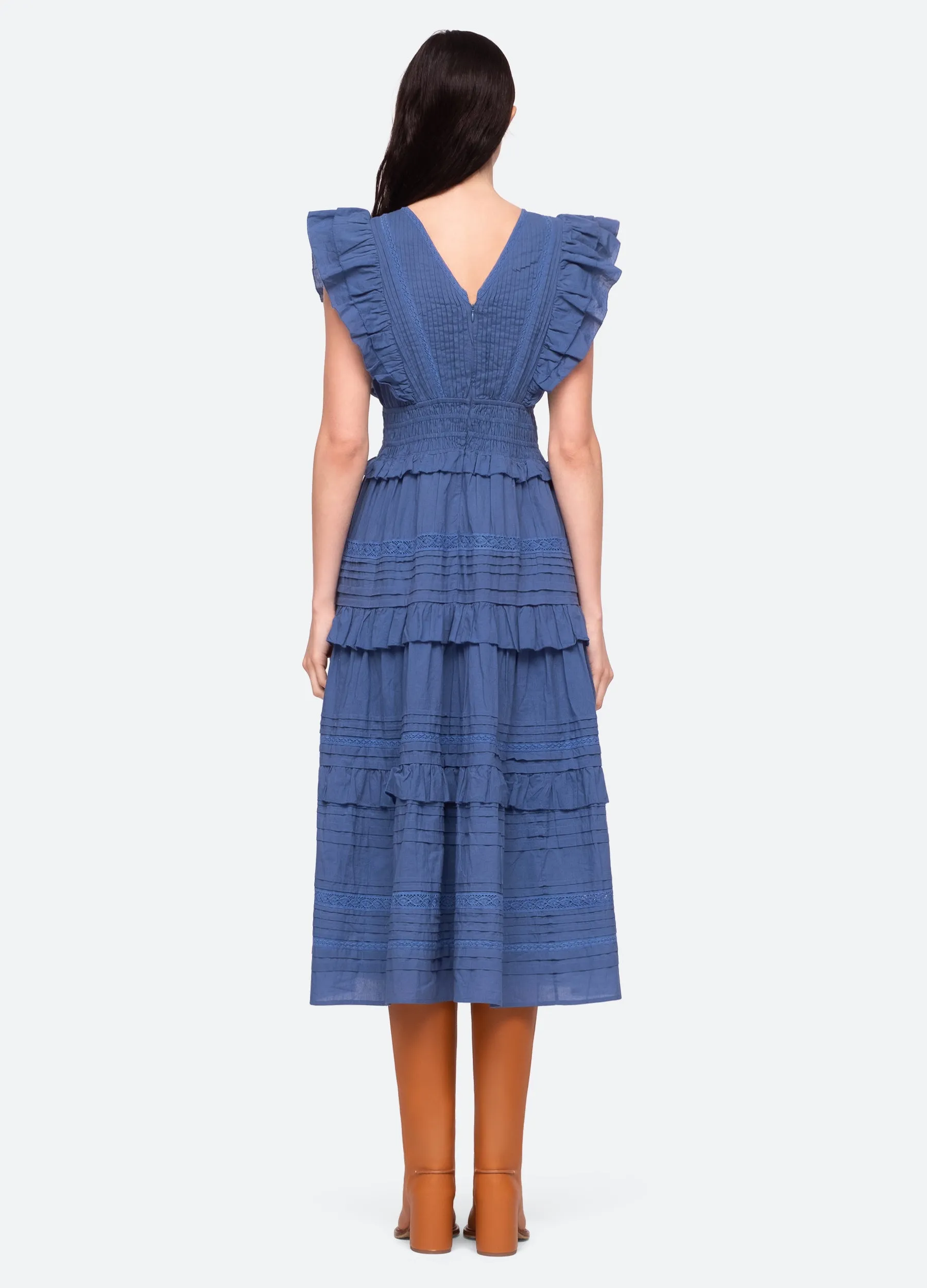 Loren V-Neck Dress sold by Sea New York product image thumbnail 2