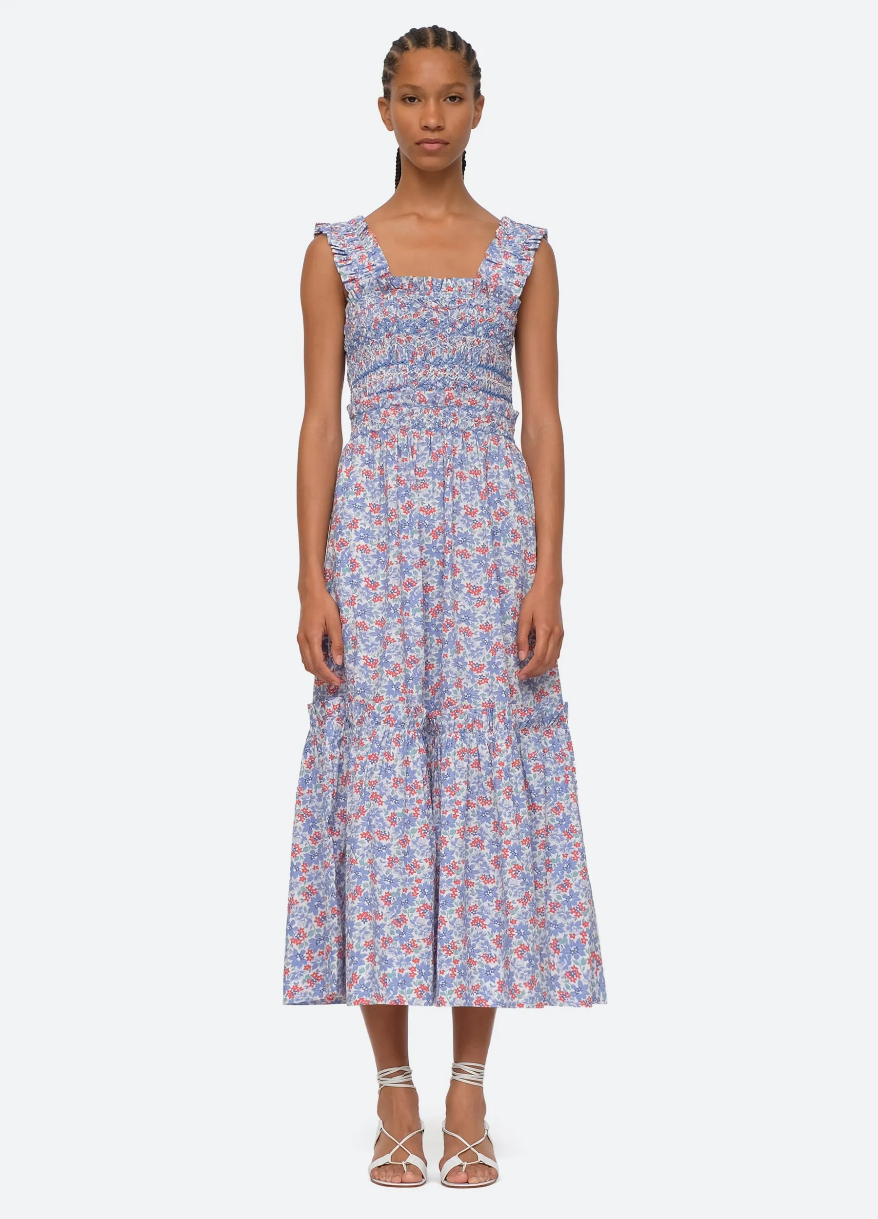 Peggy Smocked Dress sold by Sea New York