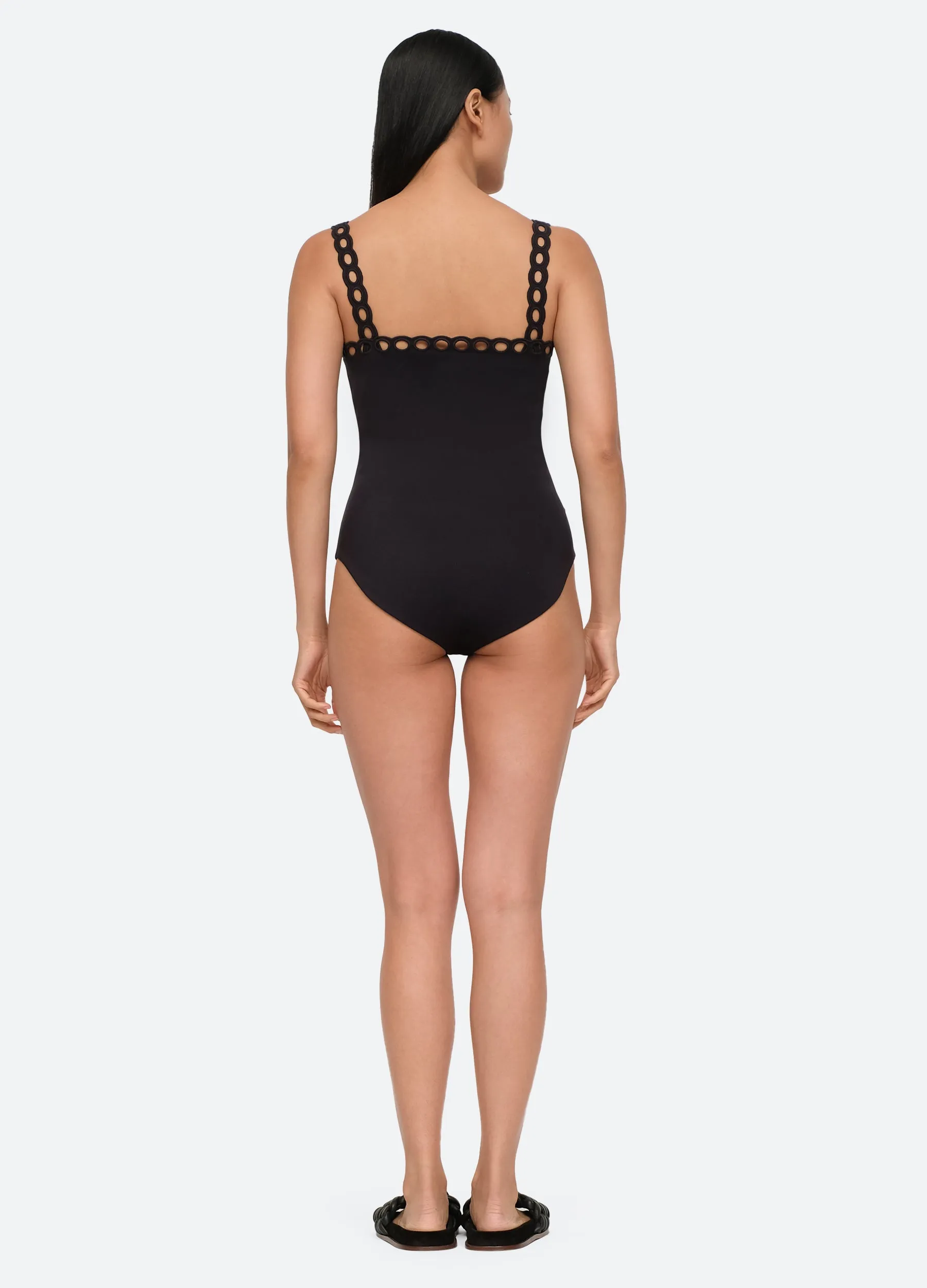 Solid Scallop One Piece sold by Sea New York product image thumbnail 2