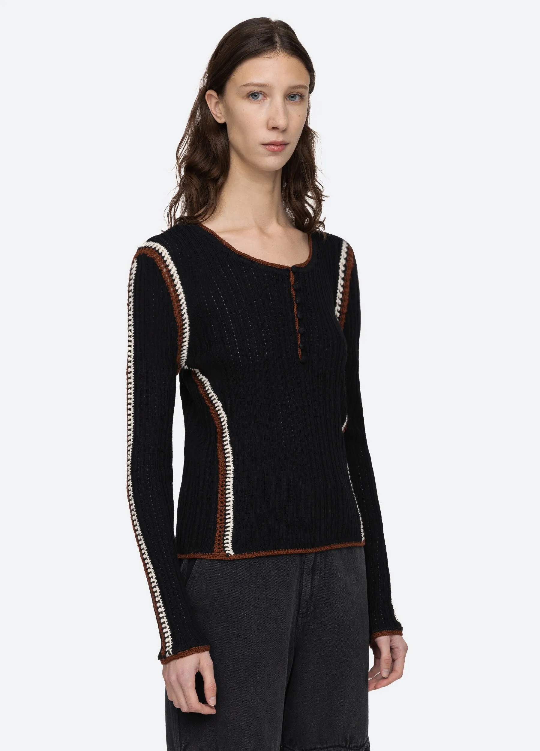 Riva L/S Top sold by Sea New York product image thumbnail 4