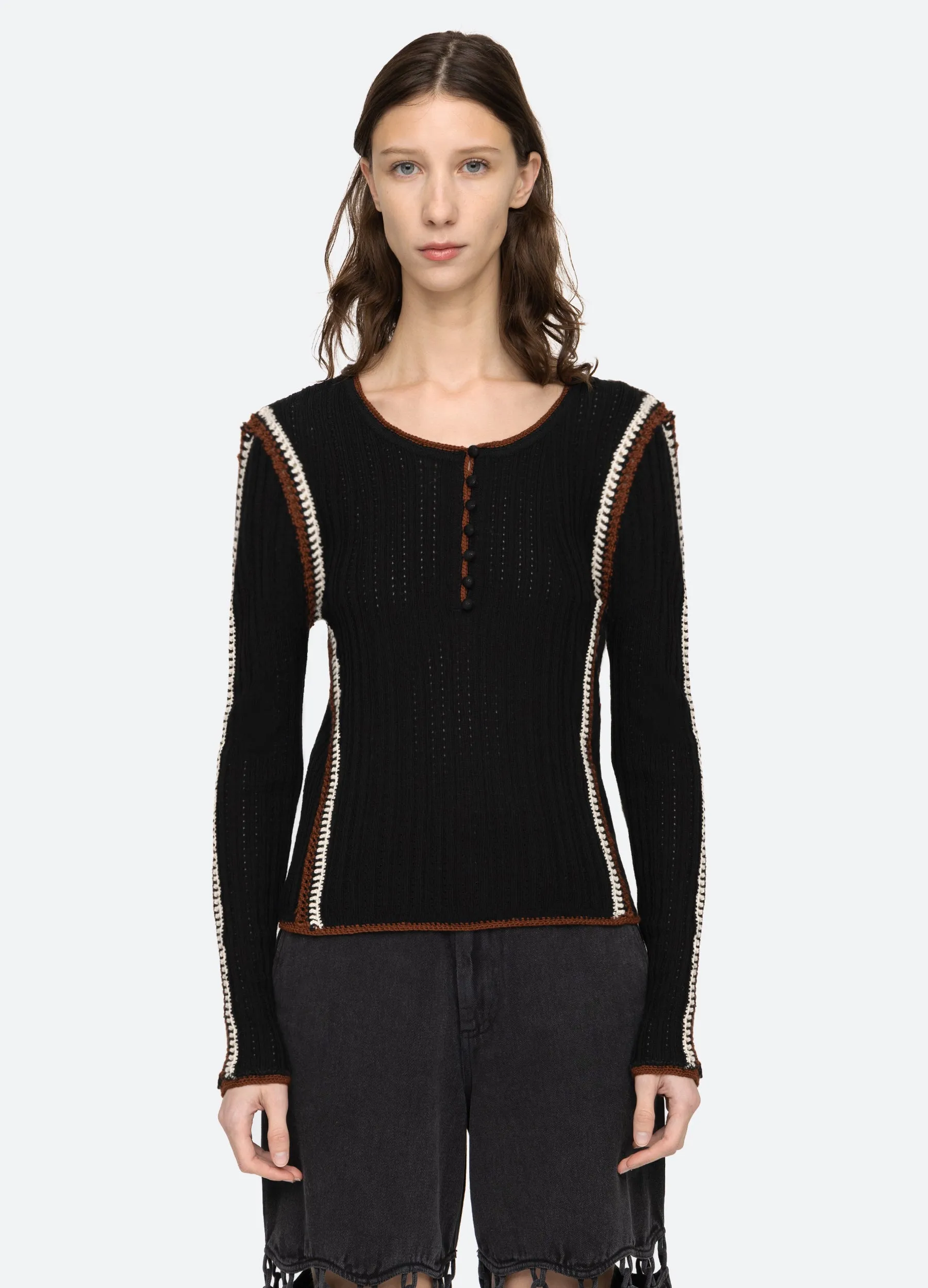 Riva L/S Top sold by Sea New York product image thumbnail 2