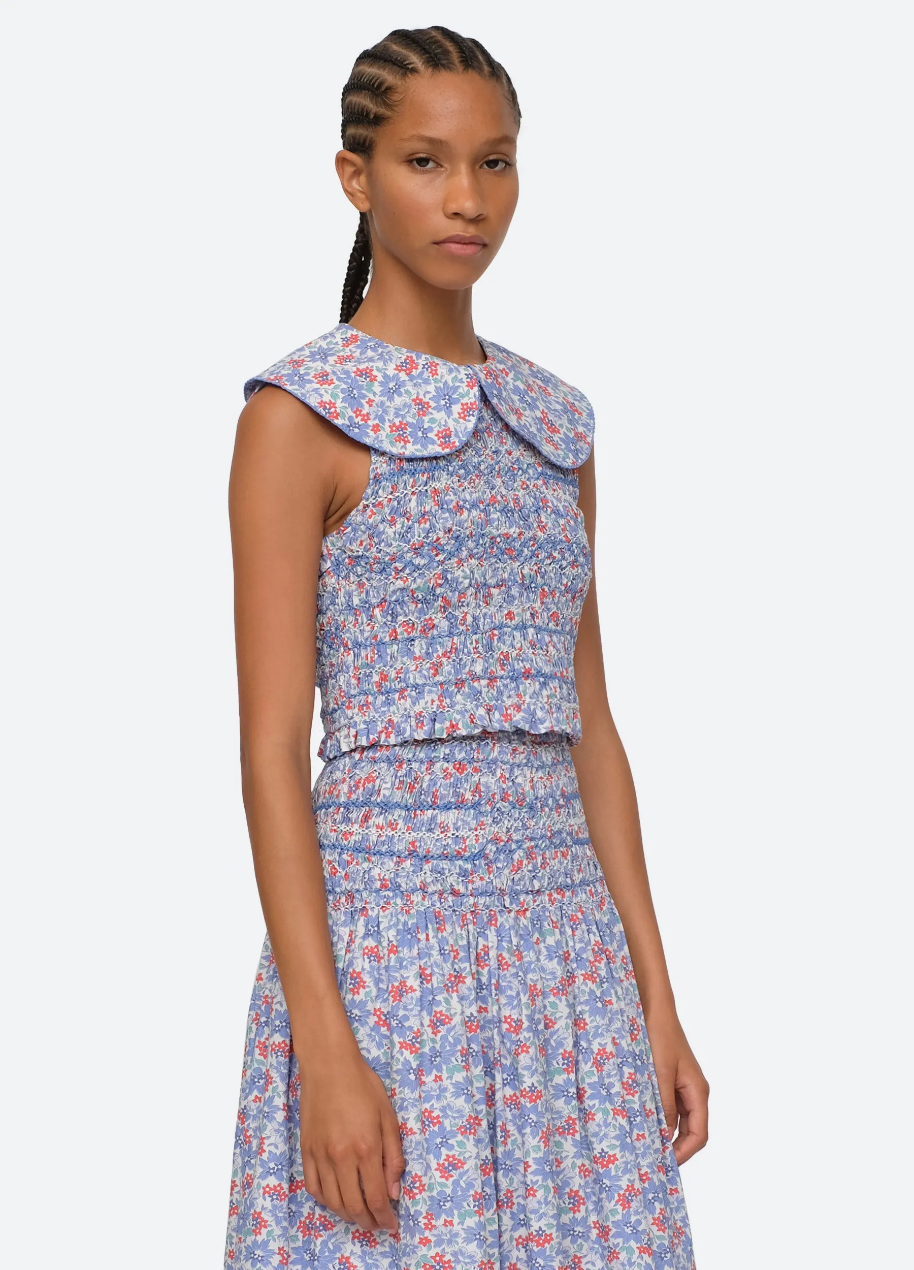 Peggy Smocked Top sold by Sea New York product image thumbnail 5