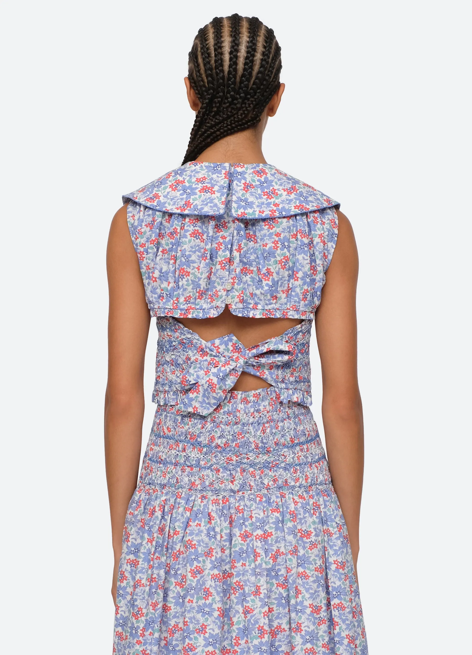 Peggy Smocked Top sold by Sea New York product image thumbnail 3